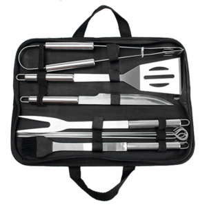 Kit Para Churrasco Albatroz Aço Inox 9 Peças BD-90235