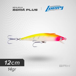 Isca Artificial Nelson Nakamura Borá Plus 12cm 14g Meia-água