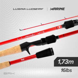 Vara de Pesca Marine Sports Lubina LU-C581MF 16lbs 1,73m - Carretilha (inteiriça)