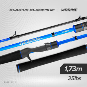 Vara de Pesca Marine Sports Gladius GL-C581MHM 25lbs 1,73m - Carretilha (inteiriça)