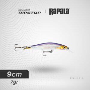 Isca Artificial Rapala RipStop Meia-Água