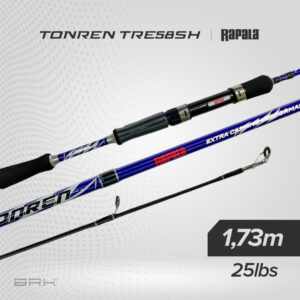 Vara de Pesca Rapala Tonren 11RATRE58SH 25lbs 1,73m - Molinete (Inteiriça)
