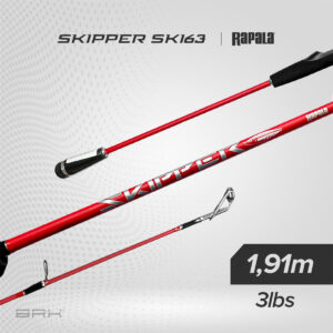 Vara de Pesca Rapala Skipper 11RASKI63 3lbs 1,91m - Molinete (Inteiriça)