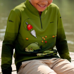 Camisa de Pesca Infantil Brk Tambaqui com UV50 +
