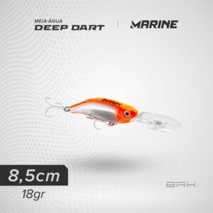 Isca Artificial Marine Sports Deep Dart 85 Meia-Água