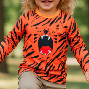 Camisa de Pesca Kids Brk Tigrinho com Proteção UV50