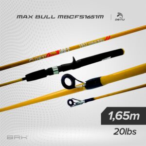 Vara de Pesca Deyu Max Bull MB-CFS1651M 20lbs 1,65m | Dourada - Carretilha (Inteiriça)
