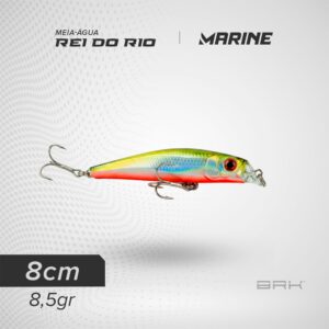 Isca Artificial Marine Sports Rei do Rio 80 Meia-Água