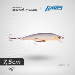 Isca Artificial Nelson Nakamura Borá Plus 7,5cm 6g Meia-água