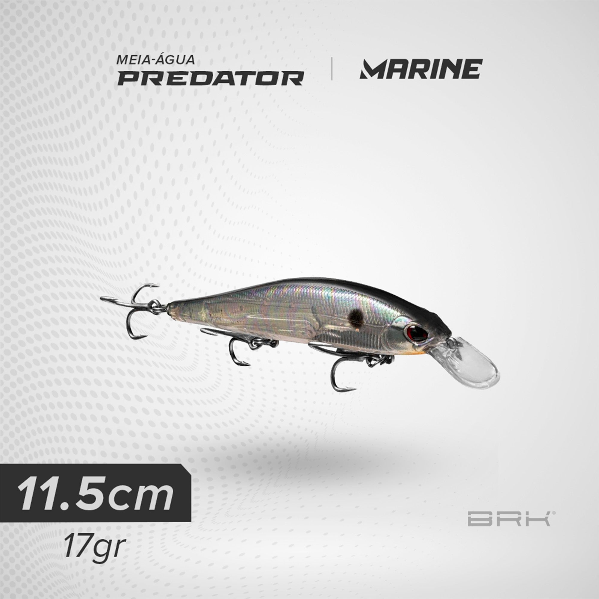 Isca Artificial Marine Sports Predator SR 115S Meia-Água