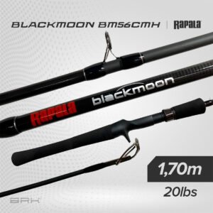 Vara de Pesca Rapala Blackmoon 11RABM56CMH 20lbs 1,70m - Carretilha (Inteiriça)