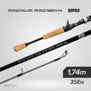 Vara de Pesca Rapala Predator 11RAPR58CH 35lbs 1,74m - Carretilha (Inteiriça)