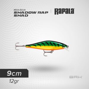 Isca Artificial Rapala Shadow Rap Shad Meia-Água