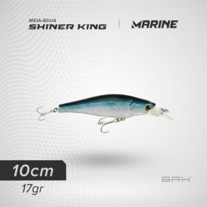 Isca Artificial Marine Sports Shiner King 100MR Meia-Água