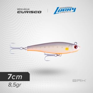 Isca Artificial Nelson Nakamura Curisco 7cm 8,5g Meia-água