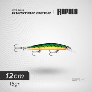 Isca Artificial Rapala RipStop Deep Meia-Água