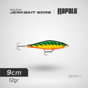 Isca Artificial Rapala Jerkbait SDRS-9 Meia-Água