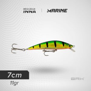Isca Artificial Marine Sports Inna 70 Meia-Água