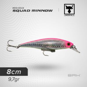 Isca Artificial Jackall Squad Minnow 80SP Meia-água