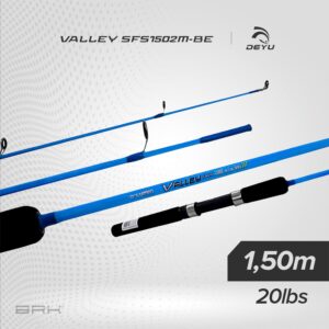 Vara de Pesca Deyu Valley SFS1502M-BE 17lbs 1,50m - Molinete (2 partes)