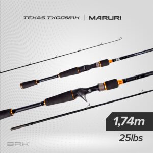 Vara de Pesca Maruri Texas TX-C-581H 25lbs 1,74m - Carretilha (Inteiriça)