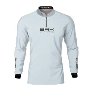 Camisa de Pesca Brk Offshore Gear Marlim Azul Claro com Proteção Solar UV50+