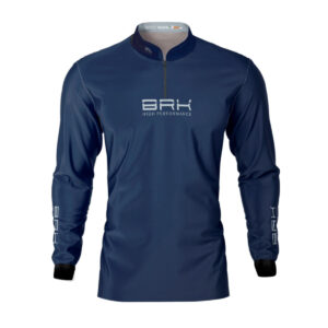 Camisa de Pesca Brk Offshore Gear Cavala Azul com Proteção Solar UV50+