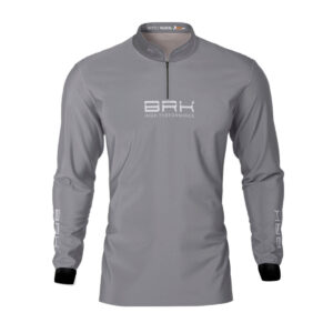Camisa de Pesca Brk Offshore Gear Iscas Cinza com Proteção Solar UV50+