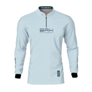 Camisa de Pesca Brk Fishing State of Mind Azul Claro com Proteção Solar UV50+