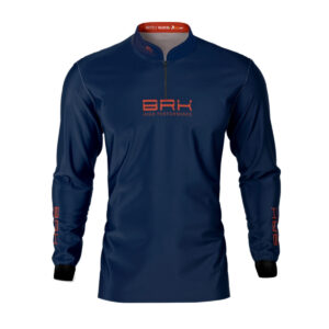 Camisa de Pesca Brk Fishing Club Vermelho com Proteção Solar UV50+