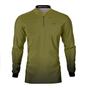 Camisa de Pesca Brk Unissex Basic Verde Musgo com Proteção Solar UV50+