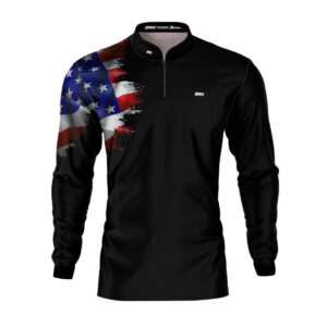 Camisa Agro Brk Bandeira Estados Unidos com Proteção Solar UV50+