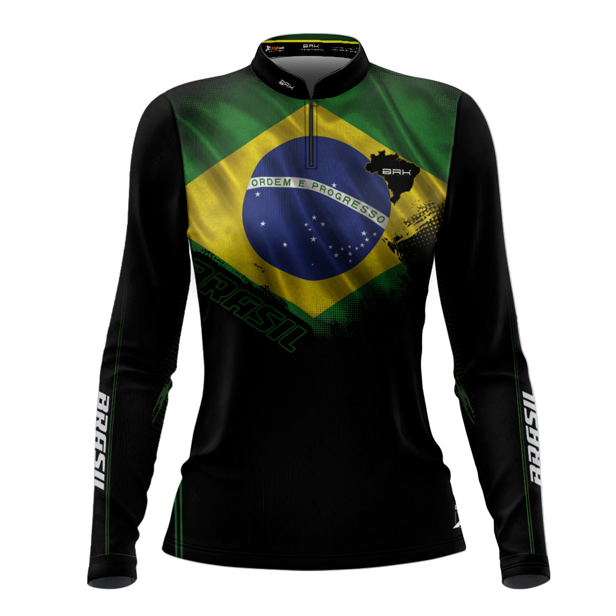 Camisa Agro Feminina Brk Bandeira do Brasil com Proteção Solar UV50+ - Imagem 2