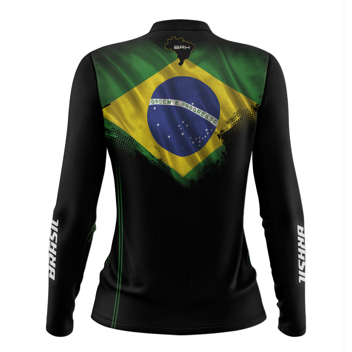 Camisa Agro Feminina Brk Bandeira do Brasil com Proteção Solar UV50+ - Imagem 3