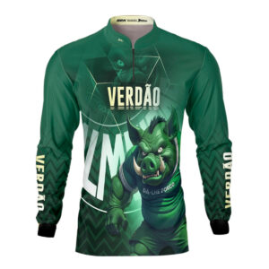 Camisa Brk Escudo Verdão Mascote com Proteção UV50+