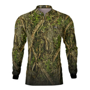 Camisa de Pesca Brk Camuflada Stealth Series 2.0 com Proteção Solar UV50+