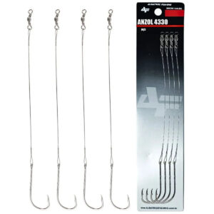 Anzol com Cabo de Aço 4330