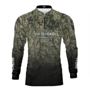 Camisa de Pesca Brk Camo Fishing com Proteção UV50+