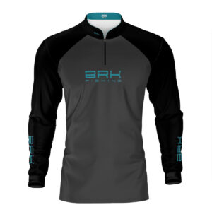 Camisa de Pesca Brk Cinza Tucunaré com Proteção UV50+