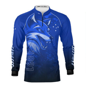 Camisa de Pesca Brk Raposa Celeste Cabuloso com Proteção UV50+