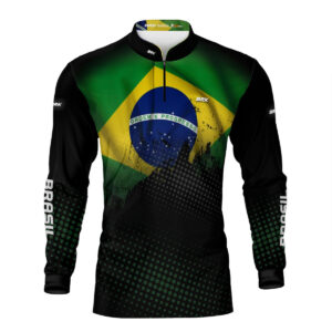 Camisa de Pesca Brk Brasil com Proteção Solar UV50+