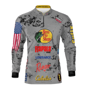 Camisa Brk Competition Bass Pro Shops Cinza