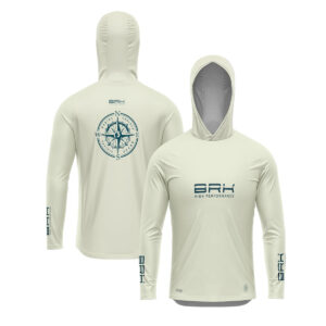 Camisa de Pesca com Capuz Brk Marine Cruiser com Proteção Solar UV50+