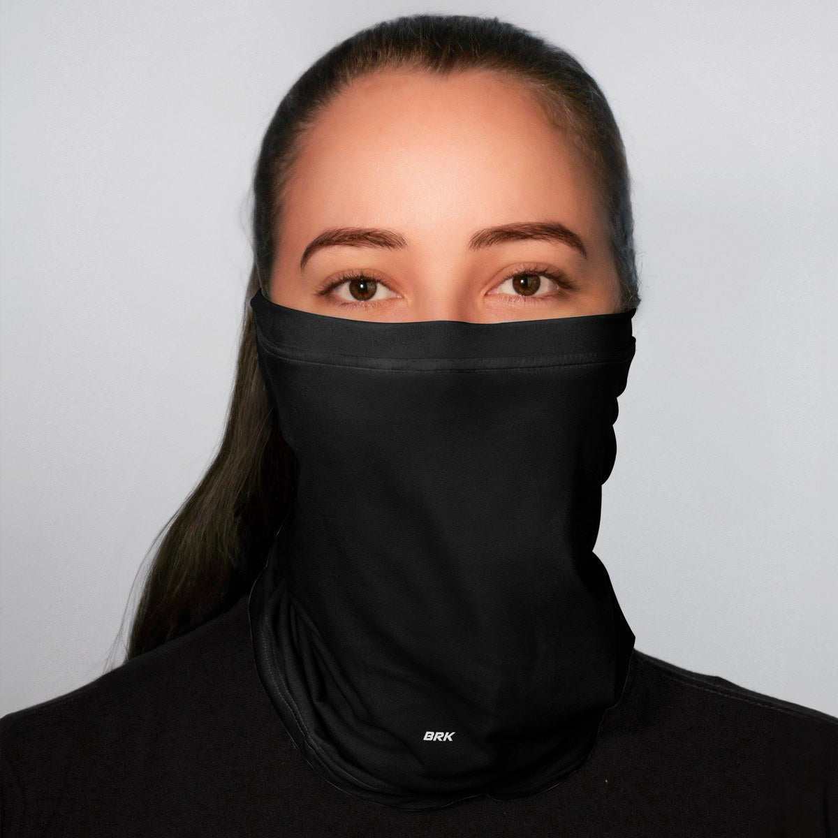 Bandana Tubeneck Brk UV50 Preto Liso Coleção Lisas Básicas - Imagem 4