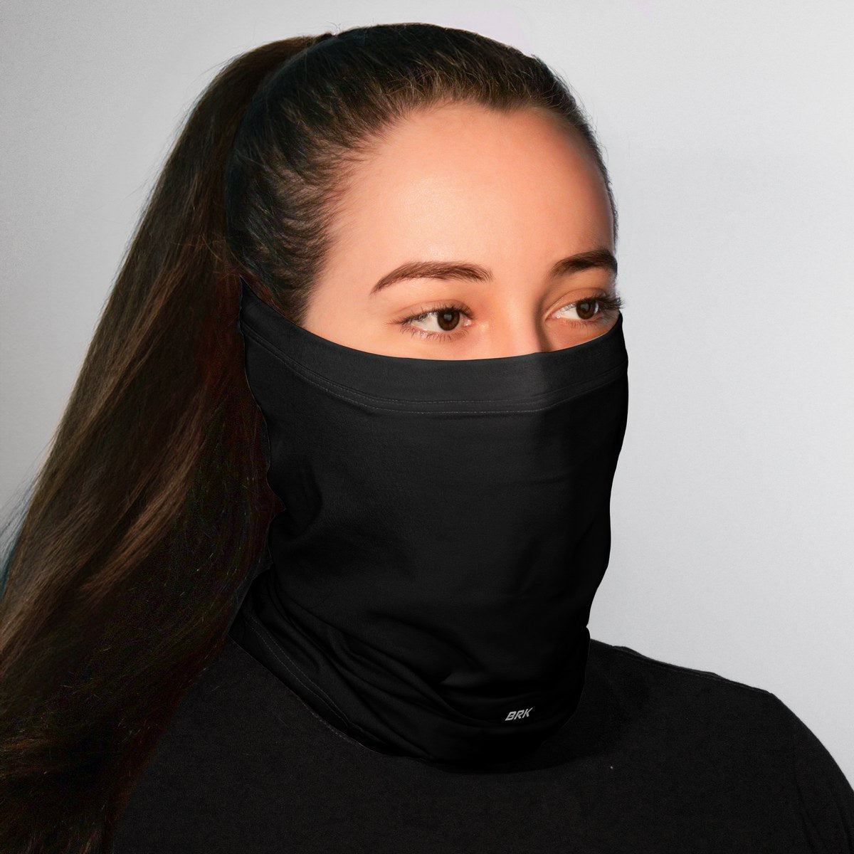 Bandana Tubeneck Brk UV50 Preto Liso Coleção Lisas Básicas - Imagem 5