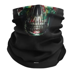 Bandana Balaclava Tubeneck Brk Caveira Fogo e Dragão com Proteção UV50+