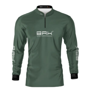 Camisa de Pesca Brk Básica Verde Selva com Proteção Solar UV50+