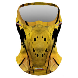 Bandana Balaclava Tubeneck Brk Amarelo e Preto com Proteção UV50+