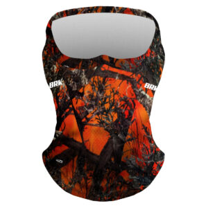 Bandana Balaclava Tubeneck Brk Camuflado Real Tree Laranja com Proteção UV50+