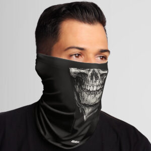 Bandana BlackMask Brk UV50 Caveira Realista Coleção Caveiras